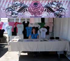 Sk8grl booth at Supergirl Jam